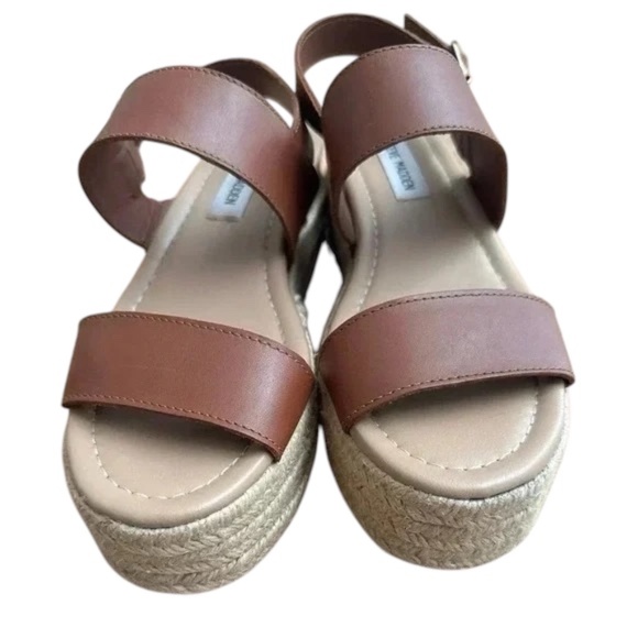Steve Madden Shoes - Steve Madden Brown Espadrille Sandals Size 7.5